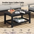 thumbnail image 2 of CIOKEA HDPS 7-piece Outdoor Sectional Sofa Set, Patio Furniture Set , All Weather Outdoor Conversation Set for Deck, Lawn, Black Frame with 4.5IN Gray Cushion, 2 of 9