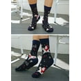 thumbnail image 3 of Christmas Socks, PUTUO Men Funny Colorful Novelty Socks, Xmas Crew Socks Christmas Gifts for Men, 6 Pairs, Size 9-13, 3 of 7