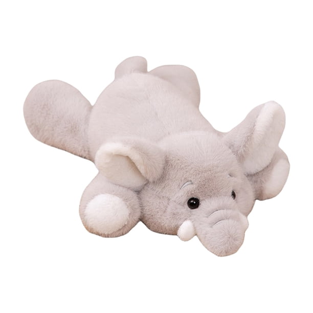 Bonito y suave peluche de elefante para bebés. Peluche de elefante para niños. Peluche de almohada reconfortante.
