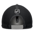 thumbnail image 4 of Men's Fanatics Black/Silver Los Angeles Kings Authentic Pro Hometown Rink Foam Trucker Snapback Hat, 4 of 5