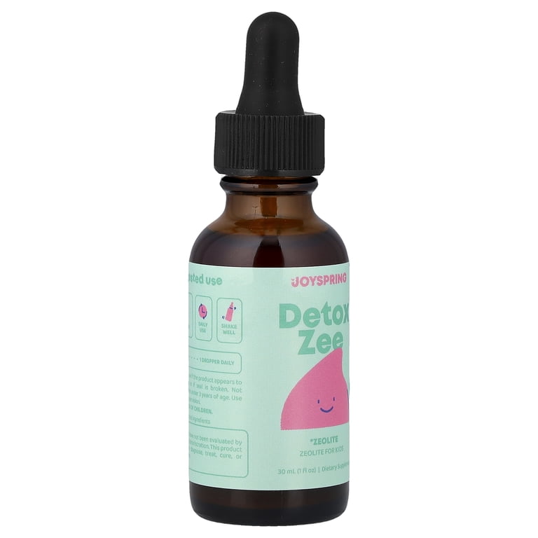 JoySpring, Zeolite Drops for Kids, 30-Day Supply, Natural Berry