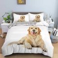 thumbnail image 1 of Ensemble de Housse de Couette Golden Retriever & Labrador, 1 of 3