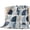 Blue, variant on Abstract Semicircles Quilted Comforters Cooling Blanket Oversized King Size, Boho Art Modern Taupe Sand Geometrics Cold Comfort for Hot Sleepers Lightweight Air Conditioning Quilt Blanket for Bed