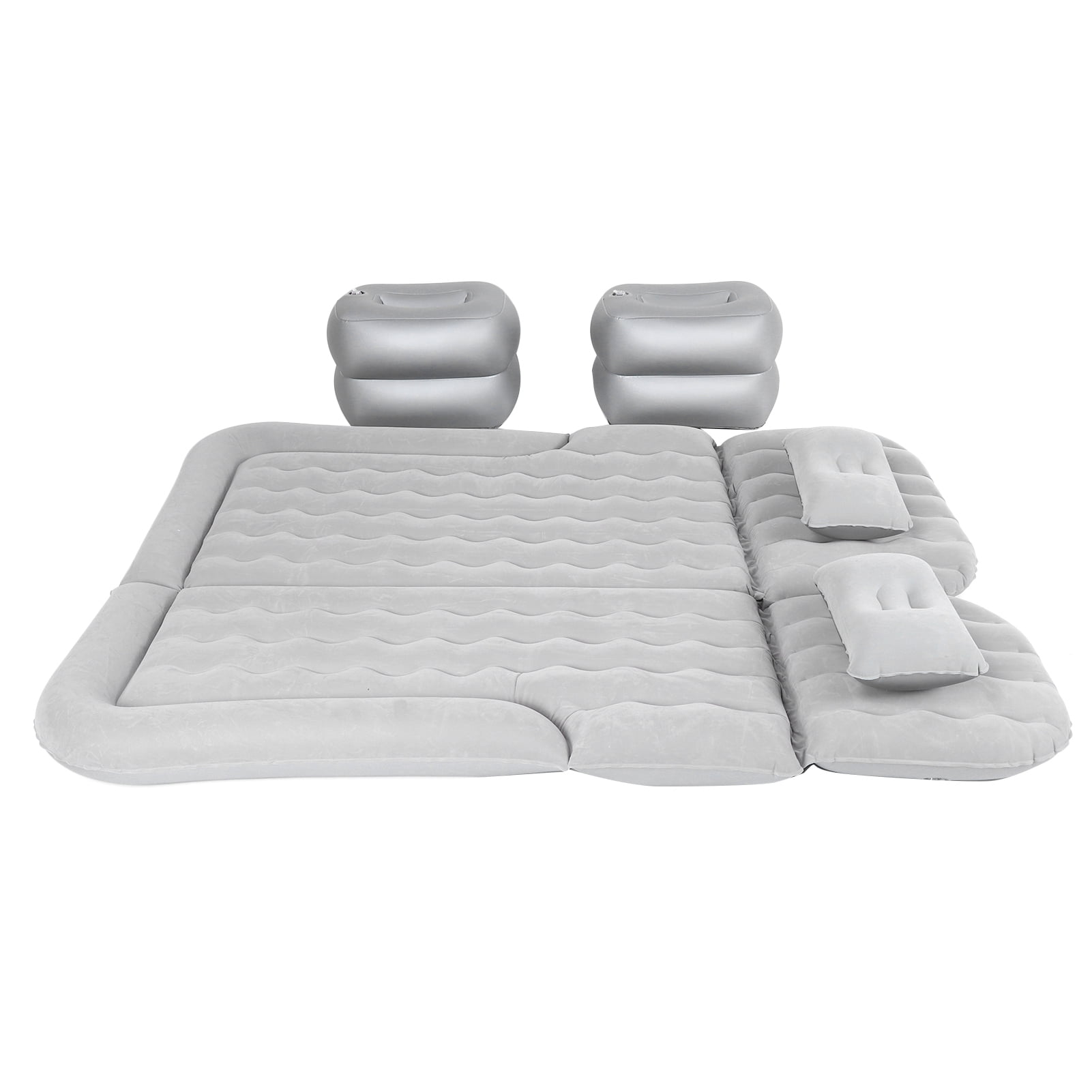 Akozon Car Supplies,Car Air Mattress Vehicle Inflatable Thickened Travel Bed Sleeping Pad Camping Accessory, Camping Bed
