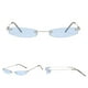 thumbnail image 3 of Gafas de sol de lente pequeña para hombre y mujer Perfecl Azul, 3 of 8