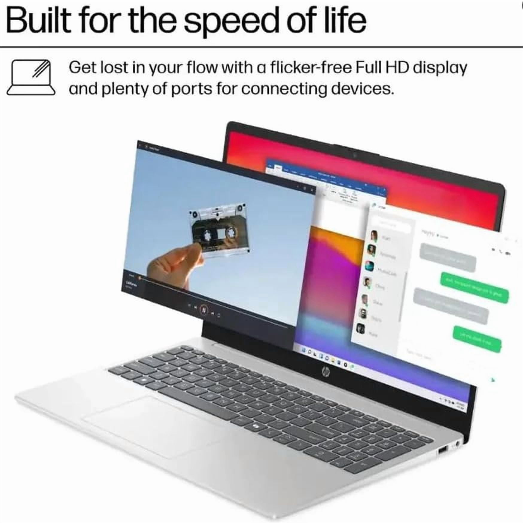 HP Newest 15 15.6" Full HD Laptop for Home & Student, 13th Gen Intel Core i3-N305, 16G RAM, 1TB PCIe SSD, Long Battery Life, Wi-Fi 5, Bluetooth, Windows 11 Pro Gift Set