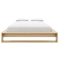 thumbnail image 5 of Nexera Lido Queen Platform Wood Bed Frame with Slats Natural Blonde Oak, 5 of 7