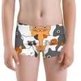 thumbnail image 5 of Yiaed Funny Cats Print Boys' Boxer Briefs Cotton Casual Stretch Comfort Boys Boxers - Kids Boxer Briefs Underwear for Boys (6-18)-X-Small, 5 of 5