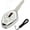 3 Buttons Silver White, variant on Key Fob Cover Compatible with Mitsubishi Lancer Eclipse Spyder Endeavor Galant Mirage Outlander Sport 2007-2015 3 Button TPU Carbon Fiber Keychain Case Holder Protector,3 Buttons Silver Black