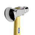 thumbnail image 3 of Jewelers Chasing Hammers Jewelry Metalwork Domed Hammer 1" - 25mm Bowed Face, 3 of 4