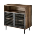 thumbnail image 6 of Camille Metal Door Reclaimed Barnwood Accent Cabinet by Chateau Lyon, 6 of 8