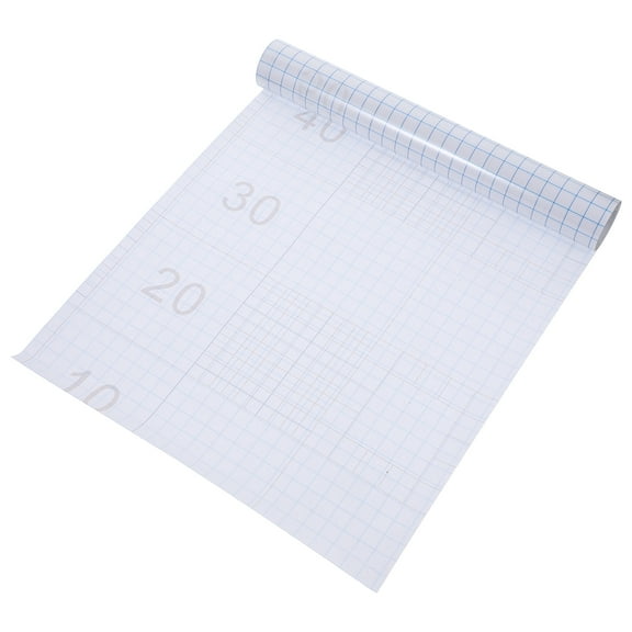 1 Roll of Adhesive Transfer Tape Self-adhesive Vinyl Film Transfer Membrane Grid Positioning Tape