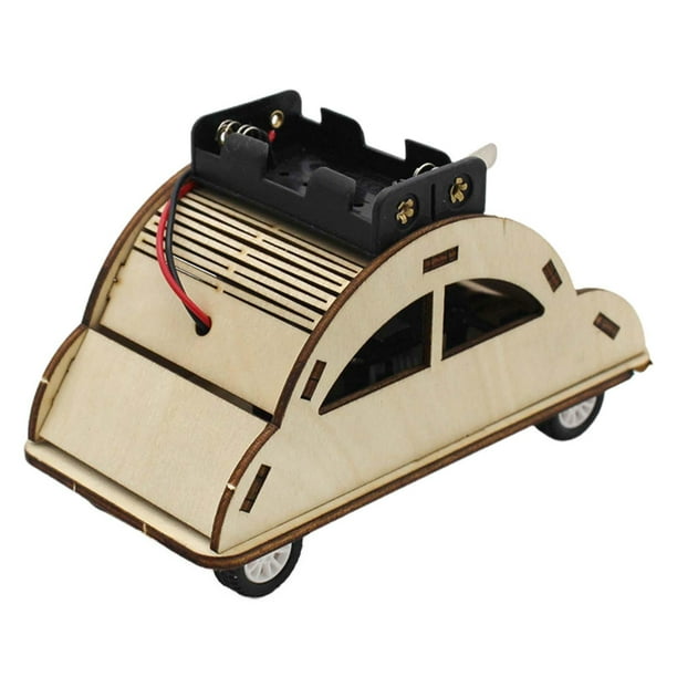 Coche de madera, kits de rompecabezas de coche 3D, kits de experimentos de proyectos de ciencia novedosos, kits de coche de modelo de