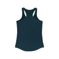 thumbnail image 2 of Baseball Mom Women's Ideal Racerback Tank, My Favorite Player Calls Me Mom, 2 of 2