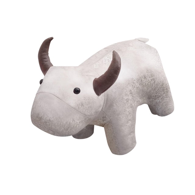 Rongfmy Animal Shaped Footstool Anti Slip Stable Shoe Changing Stool Children Stool with White