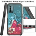 thumbnail image 4 of Kaleidio Case For OnePlus Nord N200 5G [Astro Armor] Rugged Slim [Shockproof] Impact Protector Hybrid Cover [Butterfly Bliss], 4 of 6