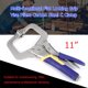 thumbnail image 5 of Alicates de tornillo de banco de bloqueo plano multifuncional Abrazadera en C de acero al carbono (11 pulg.) Ndcxsfigh Para estrenar, 5 of 7