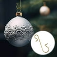 thumbnail image 6 of Christmas Ornament Hooks, Holiday Decoration Hooks, Luxurious Decorative Hanging Hook for Christmas Tree and Easter Ornaments, Durable and Elegant Metal Design, 6 of 7