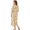 thumbnail image 2 of Tutolipy Christmas Tree Printed Nightgowns for Women Snowflake Printed Sleepwear Full Length Loungewear Long Sleeve Night Dress, S, 2 of 7