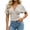 Khaki01, variant on Womens Workout Tops Striped Crop Blouse, Deep V Neck Surplice Wrap Short Dolman Sleeve Top, Smocked Elastic Waist Slim Fitted Pullover Shirt Workout Tops for Women