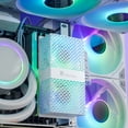 thumbnail image 4 of Disipador de calor con chip de memoria con ventilador dual de 50 mm, radiador de enfriamiento de memoria de PC para DDR4 DDR5, 4 of 7