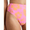thumbnail image 4 of No Boundaries Hibiscus Printed Bikini Bottoms, Women’s, 4 of 4