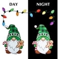 thumbnail image 4 of Toptime Christmas Reflective Car Magnets, 20PCS Christmas Magnet Stickers Set with 2 Gnomes 12 Colorful Bulb Lights 6 Wires, Refrigerator Magnets Decals for Mailbox Metal Garage Door Decoration, 4 of 7