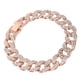 thumbnail image 5 of Hip Hop Pareja Pulsera Cubana Boutique Joyería De Diamantes De Imitación, 5 of 7