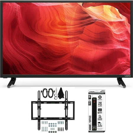 Vizio E40-D0 40″ SmartCast Full-Array LED Smart 1080p HDTV w/ Tilt Wall Mount Bundle includes TV, Flat & Tilt Wall Mount Ultimate Kit and 6 Outlet Power Strip with Dual USB Ports Vizio E40-D0 40″ SmartCast Full-Array LED Smart 1080p HDTV w/ Tilt Wall Mount Bundle includes TV, Flat & Tilt Wall Mount Ultimate Kit and 6 Outlet Power Strip with Dual USB Ports