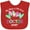 Red, variant on Inktastic My Mom is the Best Doctor Ever Boys or Girls Baby Bib