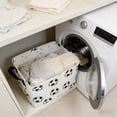 thumbnail image 4 of Rectangular Laundry Hamper with Handles 14.9x10.2x9.6in, Foldable Laundry Basket Toy Storage Bin Easter Baskets Office Bedroom Closet Shelf Organizer(Football), 4 of 6