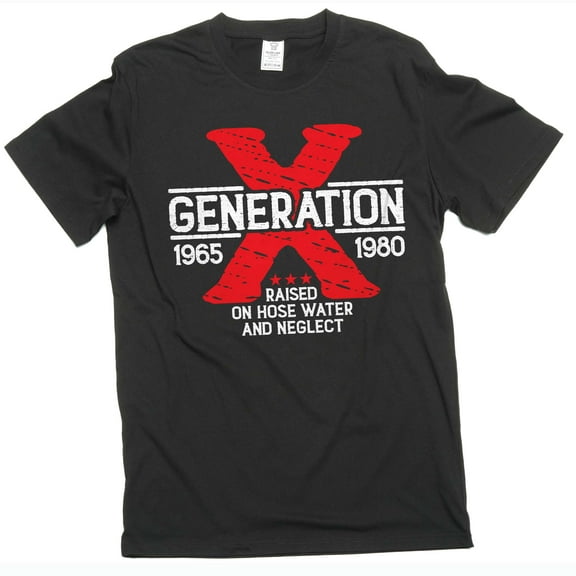 Funny T-Shirt Generation X T-Shirts Hose Water And Neglect Tee Joke 1980s nostalgia shirt