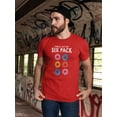 thumbnail image 2 of Six Pack Donuts Men T-Shirt, Male Small, 2 of 4