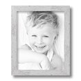 thumbnail image 2 of ArtToFrames 9x11 inch Distressed White Picture Frame, White Wood Poster Frame (4484), 2 of 8