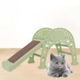 thumbnail image 2 of GROWTH TANK Cat Scratch Ramp Bed Furniture Protector Scratcher Cardboard Replaceable Scratch Matcha Yellow, 2 of 9