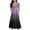 Purple, variant on WFJCJPAF ! Girls Dresses Size 14-16 Fashion Girls Summer New Short Sleeves Round Neck Solid Color Dress - Pink - 160