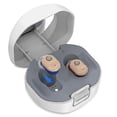 thumbnail image 1 of BRILLAR Audífono intrauditivo recargable: Amplifica el sonido, compatible con auriculares, 1 of 5