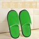 thumbnail image 2 of Balery Green Pantuflas de Casa de Felpa Silenciosas con Diseño Estampado, Zapatillas Cómodas Antideslizantes de Algodón para Interior-Large, 2 of 8