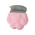 thumbnail image 3 of Cepillo para gatos jinwen herramienta ligera de cuidado de mascotas cepillo limpiador de pelo Rosa, 3 of 8