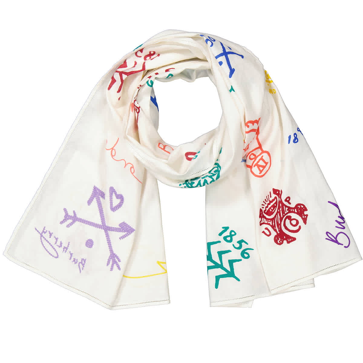 Black Daisy Metallic Foil Print Scarf scarves shawl throw wrap present gift bag