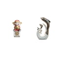 thumbnail image 1 of Figura de escritorio,Figura de Dios de la Fortuna de dibujos animados,regalo Feng Shui,escultura blanca plateada,Estatua de delfín de cerámica,escultura blanca plateada,decoración, 1 of 8