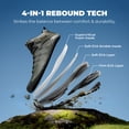 thumbnail image 3 of NORTIV 8 Men's Waterproof PRO Hiking Boots Lightweight Outdoor Trekking Camping Climbing Shoes for All Day Comfort Armadillo FieldLite, 3 of 8