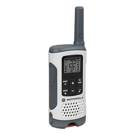 Motorola - Solutions TALKABOUT T260 Two Way Radio - 3 Pack - White with red lanyard bar