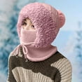 thumbnail image 7 of Wipya Winter Knit Hat With Ear Flaps For Women Fleece Lined Thickened Thermal Beanie Cold Weather Hat For Outdoor And Daily Wear SizeLight Pink, 7 of 7