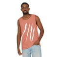 thumbnail image 6 of Effete Feline Claw Marks Scratch Unisex Garment-Dyed Tank Top, 6 of 8