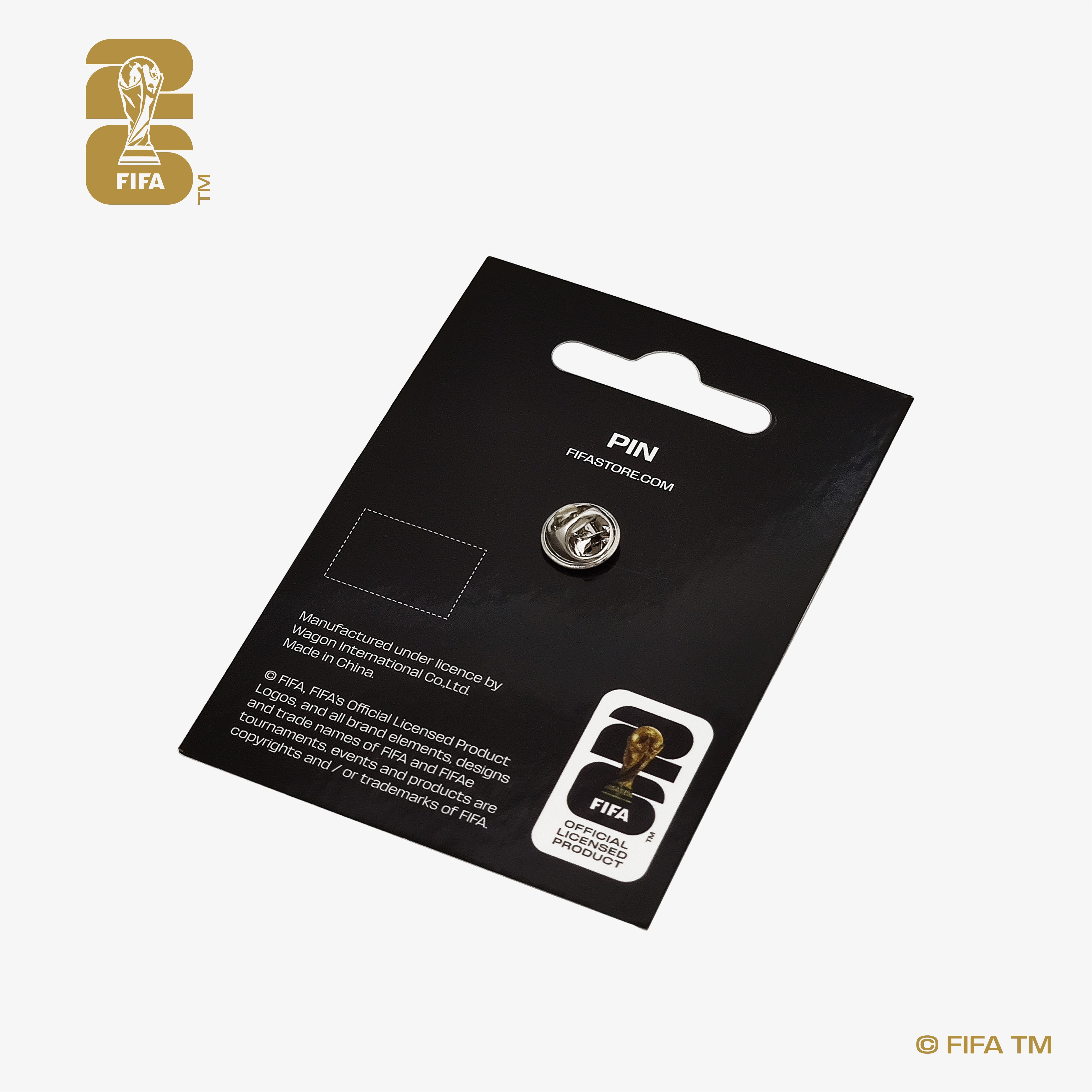 FIFA World Cup 2026 Soccer Trophy Collectible Pin