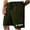Green Athletic Shorts, variant on HOOMEUMY Men's Summer Shorts Drawstring Elastic Waist Solid Color Beach Shorts with Pockets Sports Running Shorts Green XXXXL