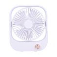 thumbnail image 4 of Portable Fan 60° Up and Down Adjustable Stepless Speed Adjusting Electric Fan USB ChargingWhite, 4 of 14
