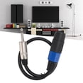 thumbnail image 1 of Cable de Conexión de Amplificador, Pvc y Hurbra de Metal A 1/4 de Pulgada de Cable de Altavoces Masculino Confiable Para Altavoces de Interior para subwofers, 1 of 7