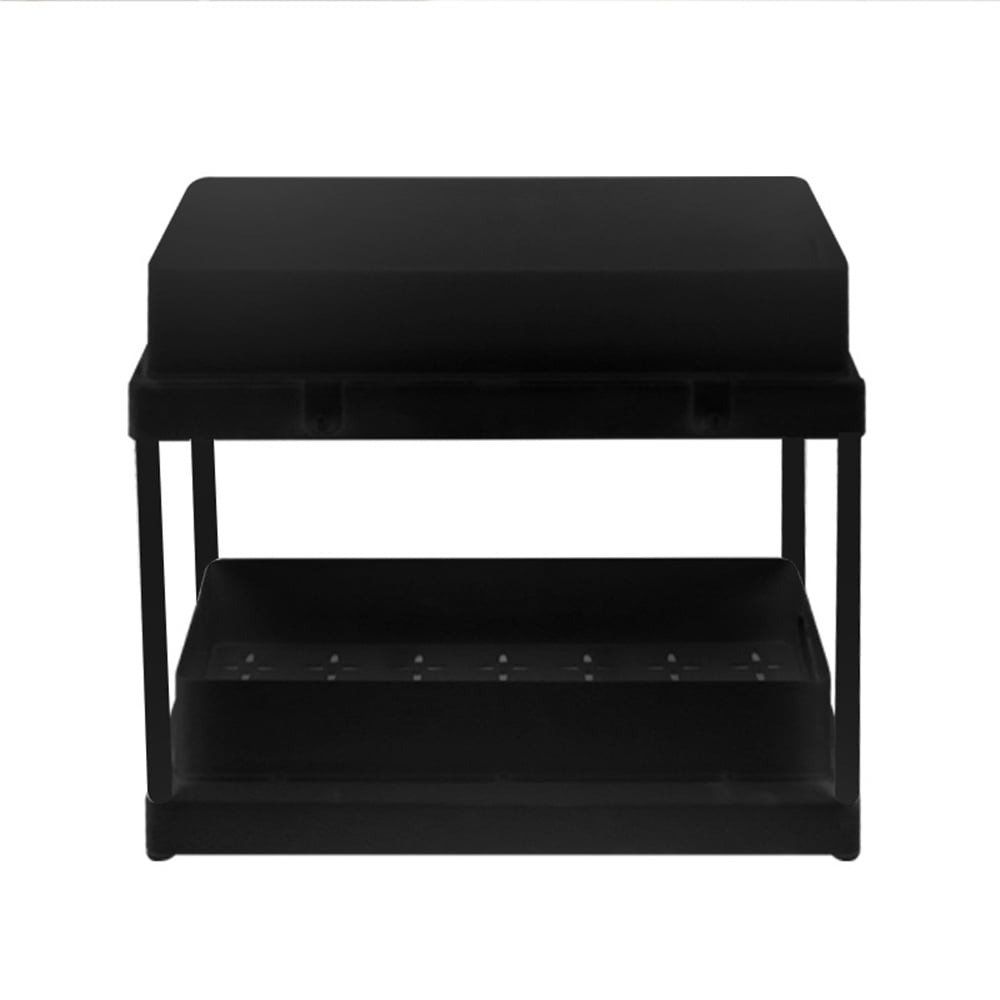 Double Storage Sliding Storage Shelf Under Sink for Bathroom